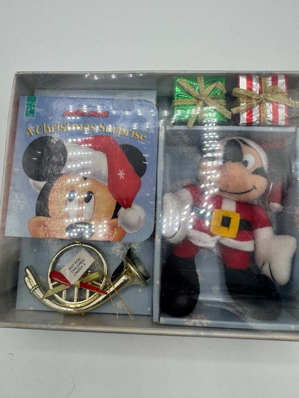 Vintage Y2K Mouse Works Mickey Mouse A Christmas Surprise Box Set
